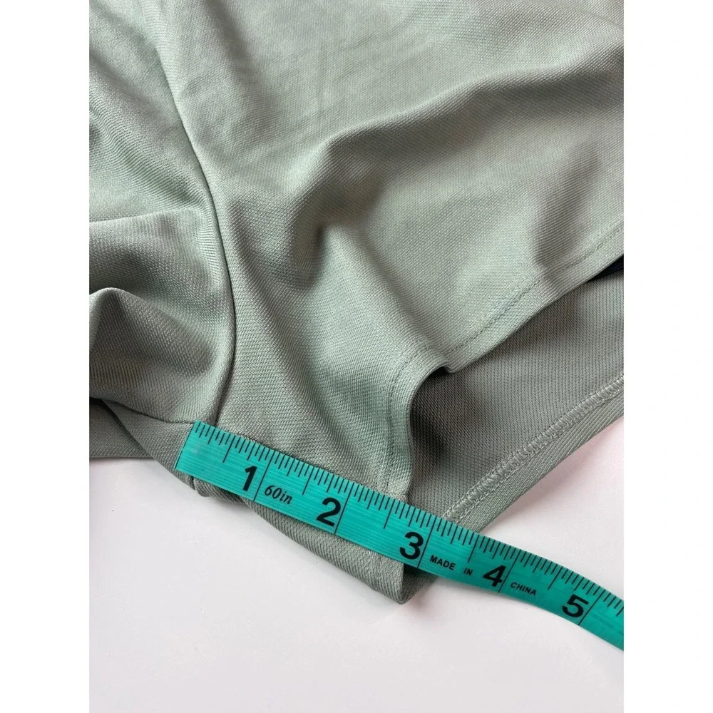 Under Armour HeatGear Shorts Womens XXL Green Black Running Athletic Training - Picture 10 of 10